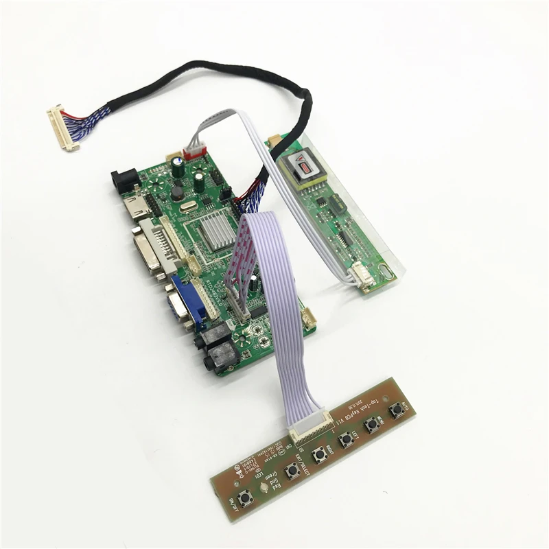 

LCD controller board RTD2483 V5.0 Built-in Jump Cap program support HDMI for 15.4 inch 1280X800 LVDS LCD panel LG LP154WX4 TLC1