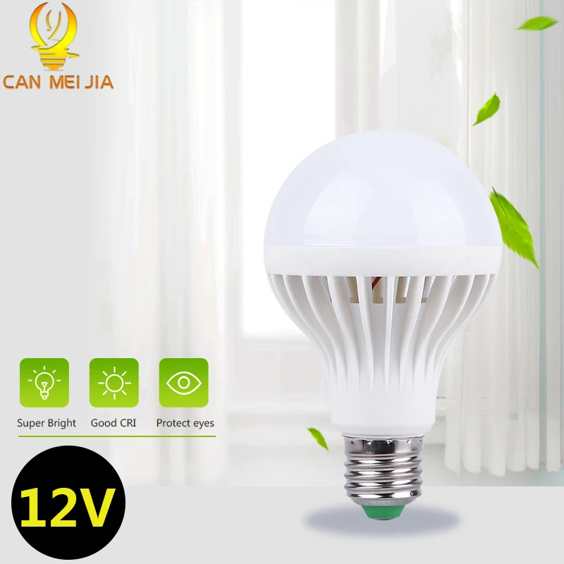 Новый светодиодный светильник E27 dc12v 12 5 9 15 Вт энергосберегающий для аварийной