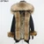OFTBUY 2021 Зимняя куртка Женская Длинная Парка из натурального меха Лисы Пальто Натуральный мех Енота Воротник Капюшон Толстая теплая уличная Одежда Парки Новые