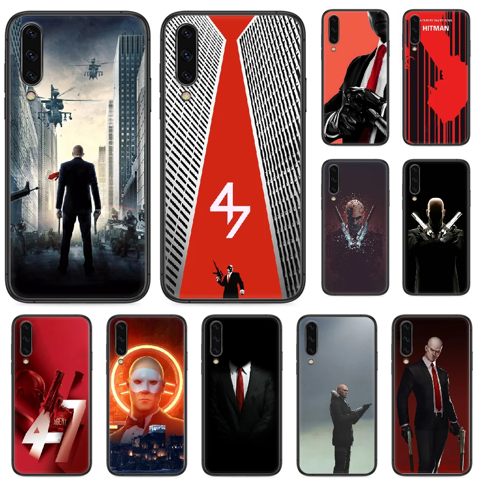 Чехол для телефона Hitman Agent 47 Game Samsung Galaxy A 5 10 20 3 30 40 50 51 7 70 71 E S 4G 16 17 18 черный чехол из