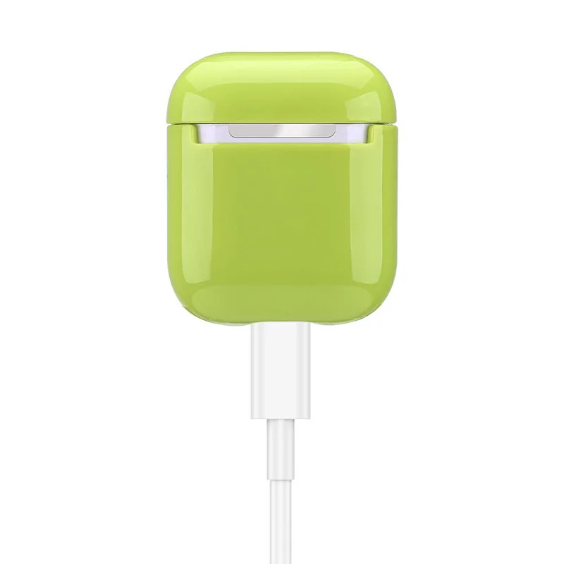 Мультяшные линии друзья беспроводные Bluetooth наушники Чехлы для Apple AirPods Зарядка Наушники Fundas защитный чехол для AirPods