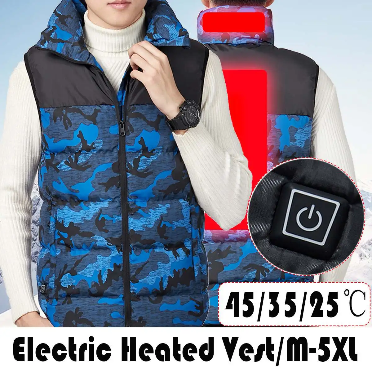 Мужская лыжная куртка водонепроницаемая электрическая теплая зимняя куртка с теплой подкладкой для походов на природе кемпинга горных лыж сноуборд куртка