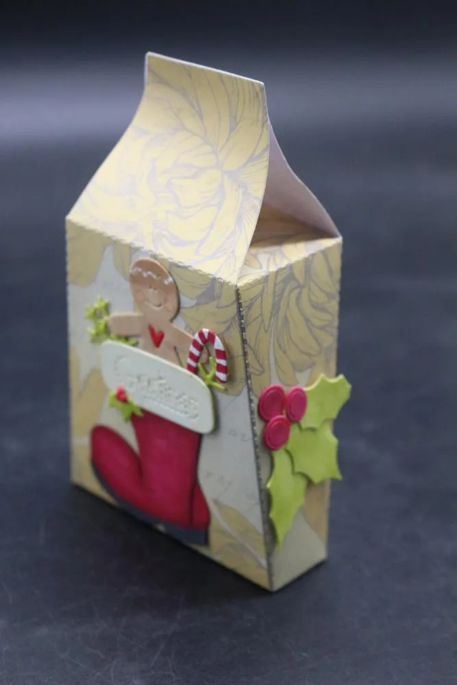 Новейшая Рождественская Подарочная коробка, сумка, металлические режущие штампы, трафареты для изготовления открыток, декоративное тиснение, бумажные карты, декоративное ремесло