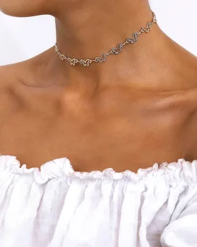 

Temperament Simplicity All-match Short Small Butterfly Women's Necklace Women Girl Party Festival Birthday Banquet Gift