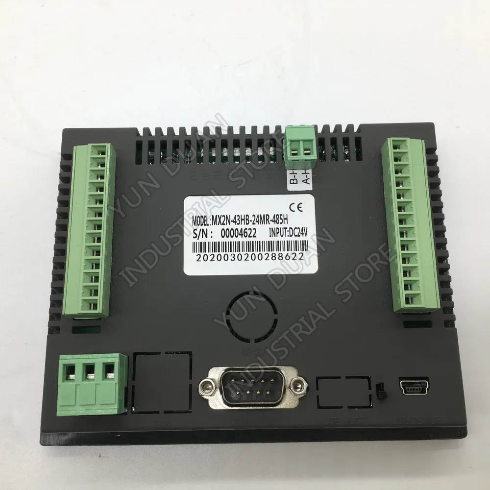 Встроенный контроллер процессора HMI PLC 4 3 дюйма сенсорная панель реле постоянного