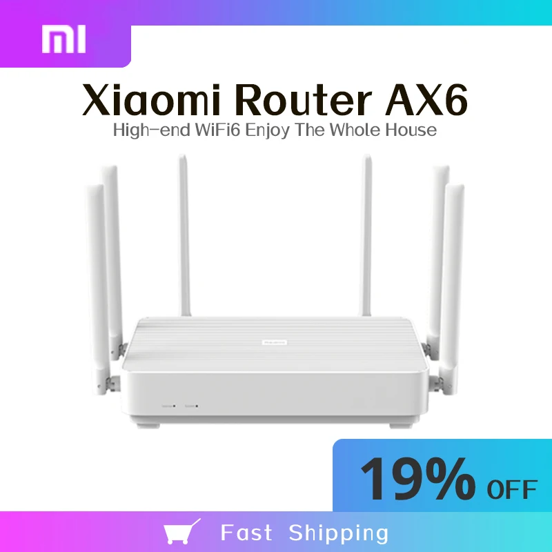 Router AX6 Signal-Amplifier Mesh Gigabit Xiaomi Redmi Wifi 6 Antennas Dual-Band Home