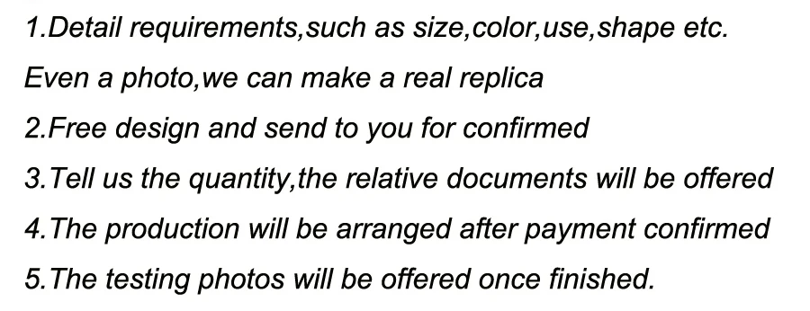 the process of customizations