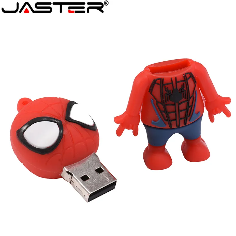 Флеш диск USB 2 0 с героями мультфильмов 64 ГБ флешка супергерой Халк Дэдпул 4 8 16 32