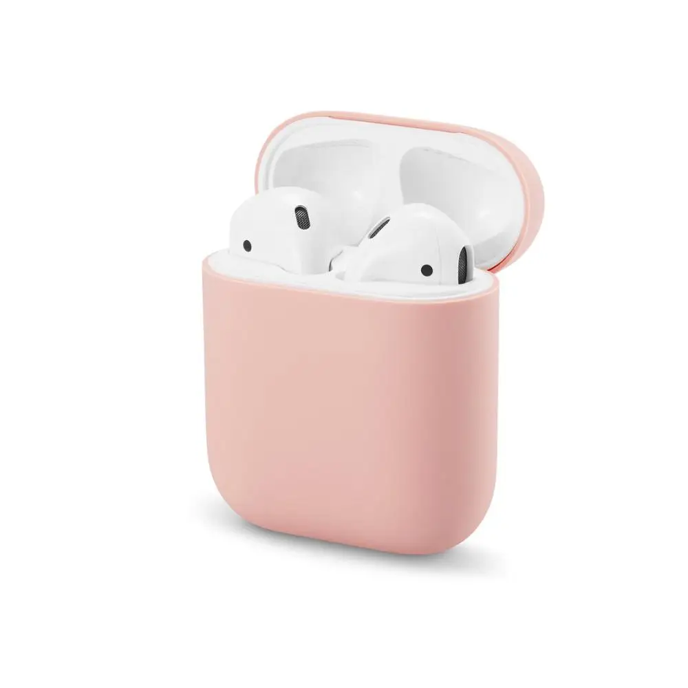 Силиконовые чехлы Air Pods сверхтонкие защитные беспроводные Чехлы для зарядки ушей