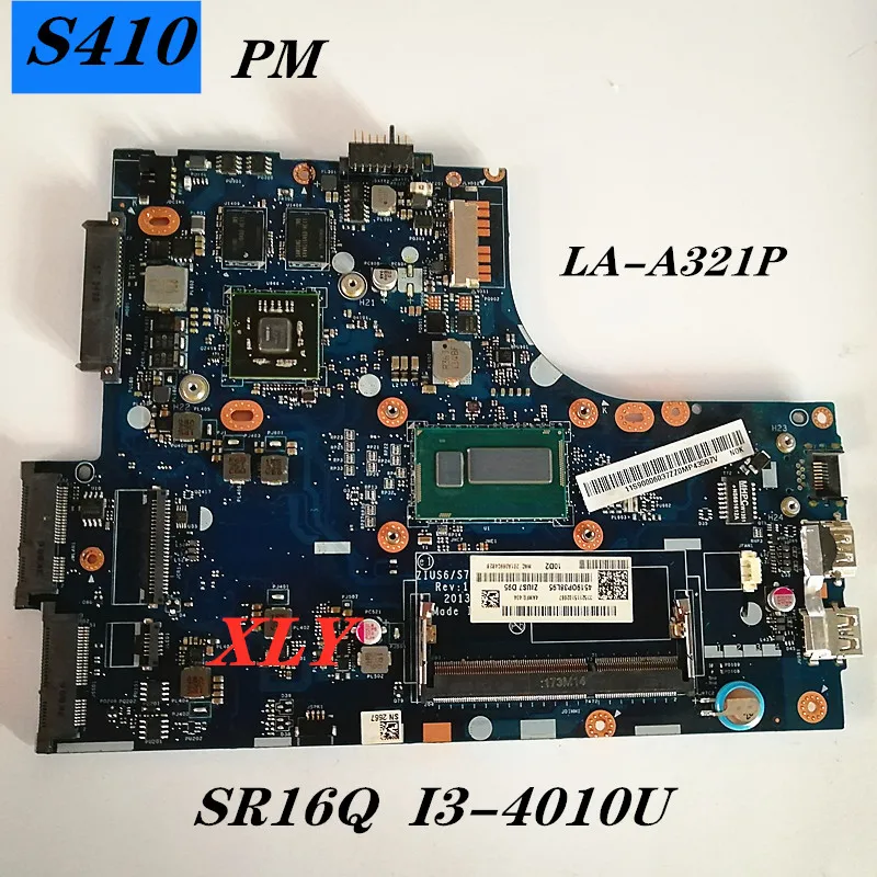 

Материнская плата для ноутбука lenovo IdeaPad S410, металлический Процессор I3 4010U DDR3 100% тест