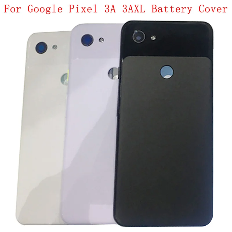 

Battery Cover Back Glass Panel Door Housing For Google Pixel 3A 3A XL Rear Cover with Camera Frame Logo Replacement Parts