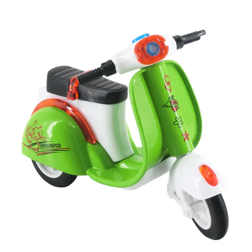 Детская игрушка модель мотоцикла из сплава мотоцикл Модели Diecast коллекция детских игрушек подарки для детей милый маленькой овечкой для автомобиля - Цвет: as shows