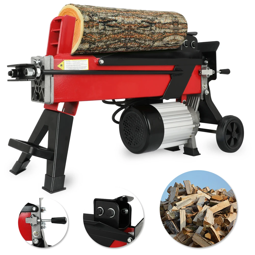 

5 Ton Heavy Duty Horizontal Electric Log Splitter Hydraulic Wood Cutter 220V 2200W