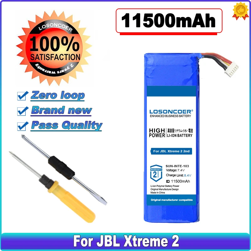 Аккумулятор на 11500 мА · ч для JBL Xtreme 2 2nd Player SUN INTE 103 2INR19/66 ID1019 батареи JBLXTREME2BLKAM