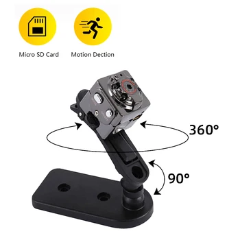 

Camreahut Mini Camera HD 1080P Camcorders Sport DV Infrared Night Vision Motion Detection Security CCTV Small DVR Video Recorder