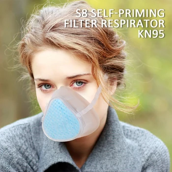 

FFP3 Mask Reusable Mask N95 Respirator Anti PM2.5 Safety Dust Mask Particulate Mouth Respirator Mouth Mask 5 Layer Filter