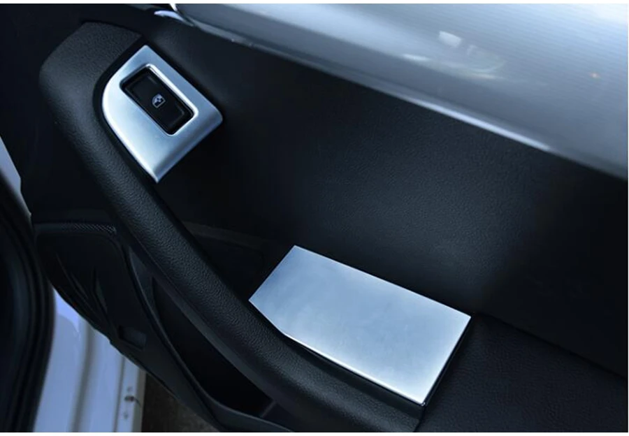 Дверь подлокотник окно стекло Лифт кнопка Панель рамка Крышка отделка для Skoda Octavia MK3 A7- ABS/нержавеющая сталь