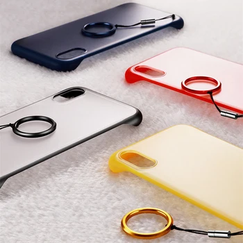 

30pcs 2 In 1 Candy Matte With Metal Buckle Case Hard PC Rimless Shockproof Cover For iPhone 11 Pro MAX XS XR X 8 7 6 6S Plus