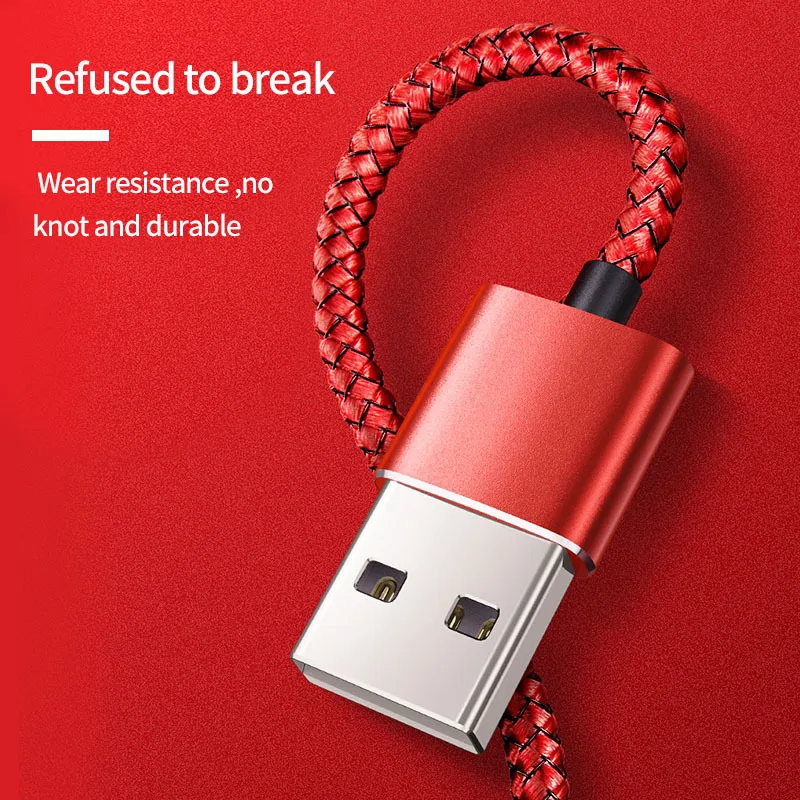 Магнитный кабель Micro USB 1 м для iPhone Samsung провод быстрой зарядки и передачи данных