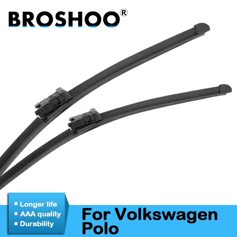 BROSHOO Car Windscreen Wiper Blades For Volkswagen Polo MK4 MK5 Model