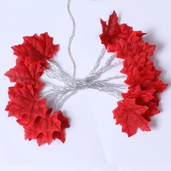 Festive LED Maple Leaf String Lights - 6M 40Led-USB (3)