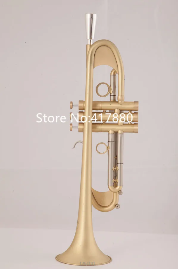 Falling Tune Bb Trumpet Mouthpiece brass Musical instrument with Case, Glover