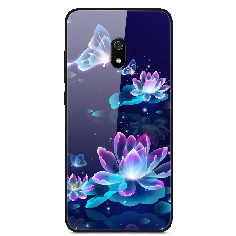 Для Xiaomi Redmi 8A чехол из закаленного стекла жесткий чехол для телефона для Xiaomi Redmi 8A TPU бампер чехол s для Redmi 8A Redmi8A 8 A - Цвет: 42