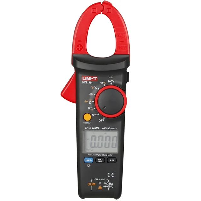 UNI-T UT213A/UT213B/UT213C 400A Цифровые токовые клещи мультиметр True ...