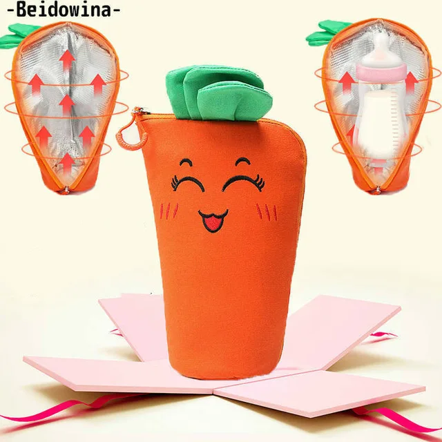 carrot Новые водонепроницаемые сумки для мам, сумки для подгузников для мам, сумка для подгузников с принтом, рюкзак для мам для коляски, уход за ребенком - Цвет: carrot