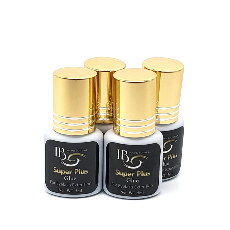 

Free Shipping New Arrival Original Korea IB Ibeauty Super Plus Glue For Eyelash Extensions Black Glue 5ml Fast Dry 4pcs/lot
