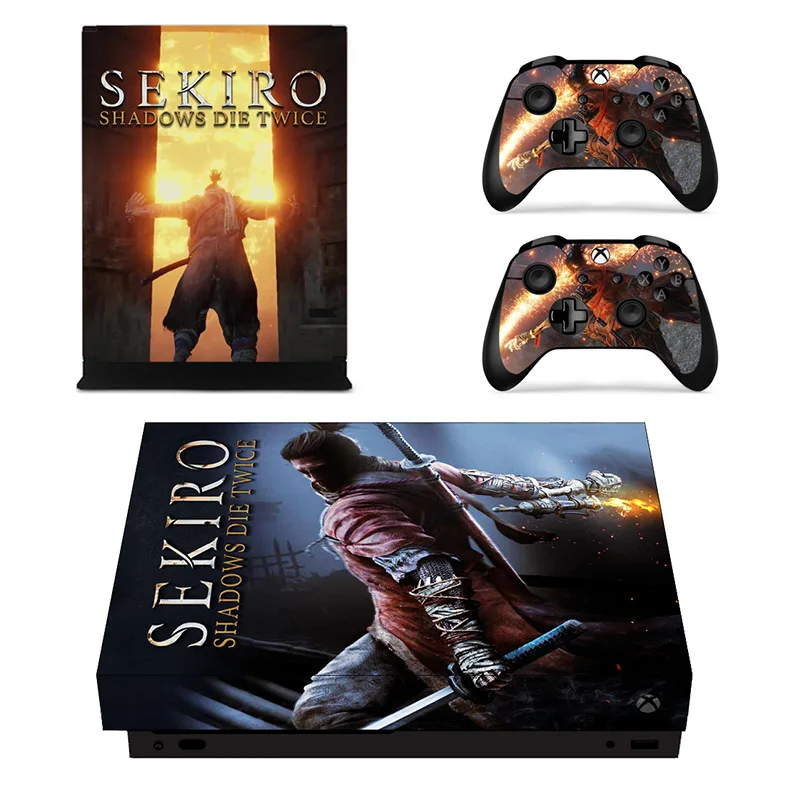 YSX1X1336 SEKIRO: Shadows Die Twice наклейка s для Xbox One X наклейки на кожу Стикеры для Xbox one X консоли пульта дистанционного управления скины - Цвет: YSX1X1336