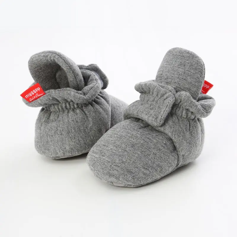 Зимняя бархатная детская обувь новорожденного обувь для девочек детская обувь для малышей с мягкой подошвой