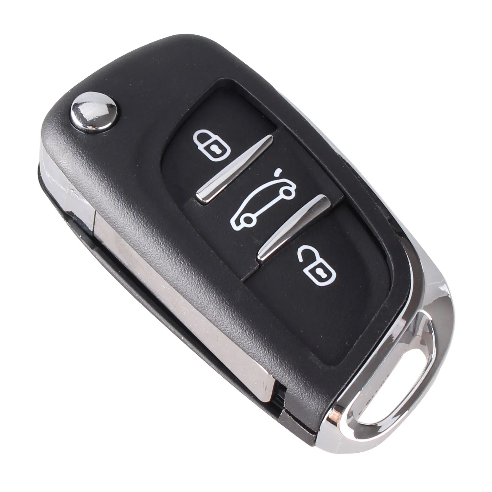 KEYYOU ASK CE0536 для citroen C1 C2 C3 C4 C5 Berlingo; Picasso модифицированный автомобиль флип дистанционный ключ 2/3 Кнопка 434 МГц VA2/HU83 ключ лезвие