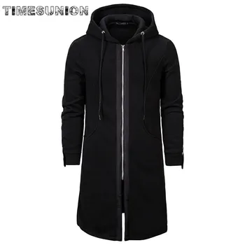 

Assassins Sweatshirt Trend Black Hoodie Zipper Long Hooded Loose Sweatshirt Coats Poleron Hombre Sudaderas Hombre