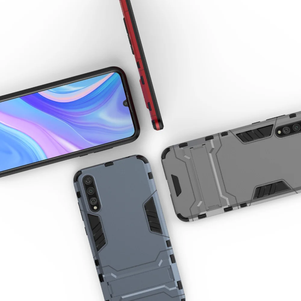 OUDINI для huawei наслаждаться 10S Чехол чехол-накладка повышенной прочности с протекторным рисунком и подставкой противоударный чехол для huawei наслаждаться 10S Чехол