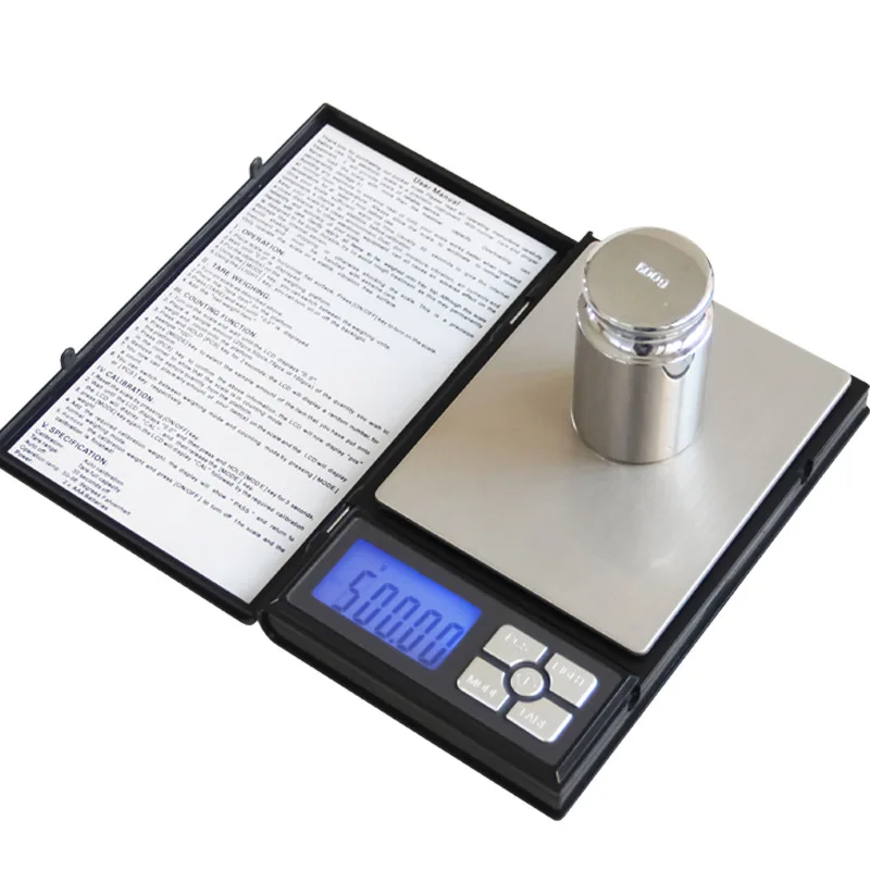 

Notebook Small Electronic Scales 0.01g Grams Gold Jewelry Scales 0.1g Kitchen Pockets Palm Scales Kitchen Accessories