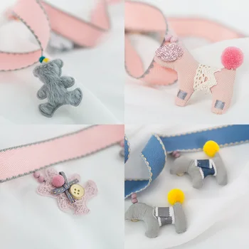 

Cartoon Pony Curtain Lace Pink Children's Room Decorations Original Ins Pendant