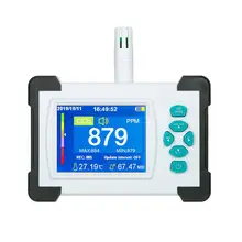 Detector de CO2 portátil, Detector recargable de dióxido de carbono, Analizador de calidad del aire, probador de Monitor de CO2