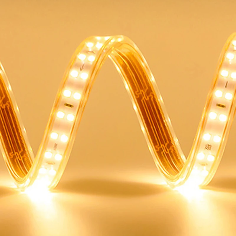 180 светодиодный s/м SMD 2835 Светодиодные ленты 220V лампы Водонепроницаемый двухрядный светодиодный лента веревка светильник гибкий светодиодный светильник напольный светильник Инж