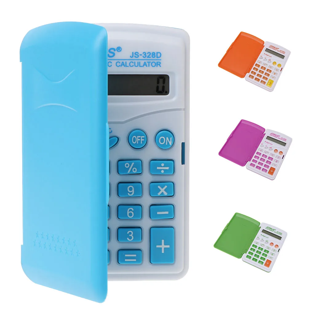 

Mini Pocket Calculator Battery Powered 8-Digit Electronic Office School Student Scientific Calculator