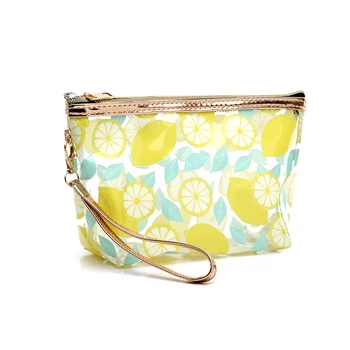 

2020 Women Transparent Waterproof Zipper Makeup Wash Bag Ladies Cute Clear Casual Cosmetic Bags Large Capacity Portable Bags