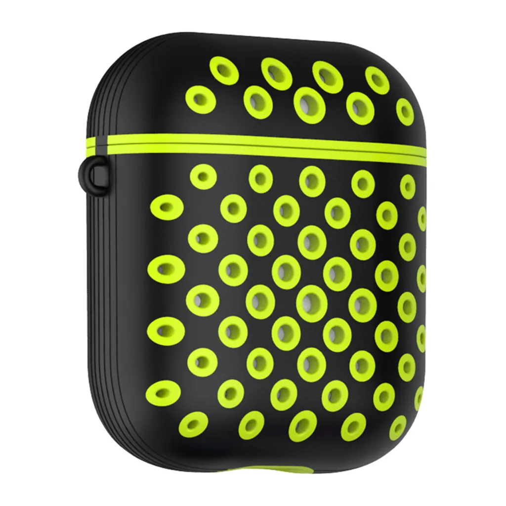 Беспроводной Bluetooth чехол для наушников для Apple AirPods 2 Мягкий Силиконовый противоударный чехол с отверстием защитный для AirPod чехол 917#2 - Цвет: C