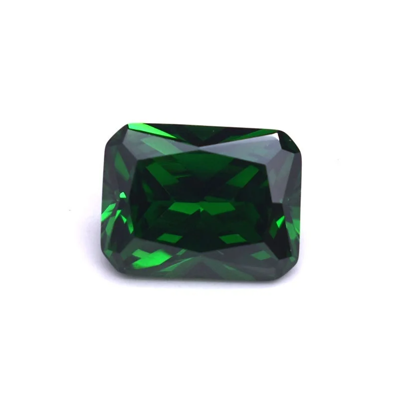 1PCS Stone of Life 3A Colombia Emerald Corundum Spinel Various Shapes Mosaic Jewelry Diy Green Gem AAA 5-7MM