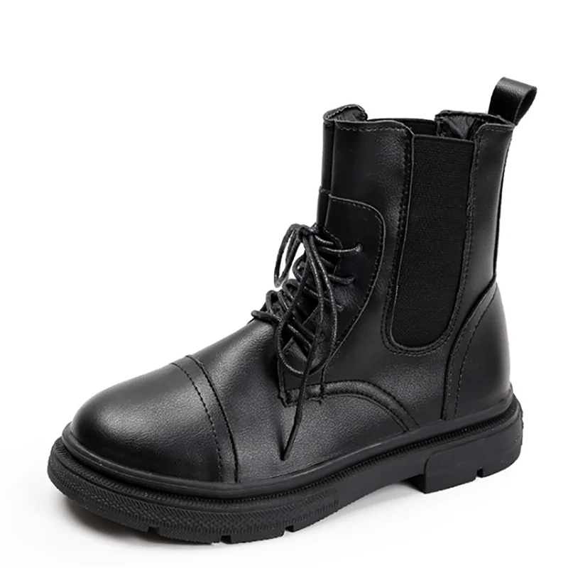 Women's Top Quality Ankle Bota 2020 Winter New Style Wholesale Price Flatform Light Lace-Up Casual Keep Warm Female Martin Boots