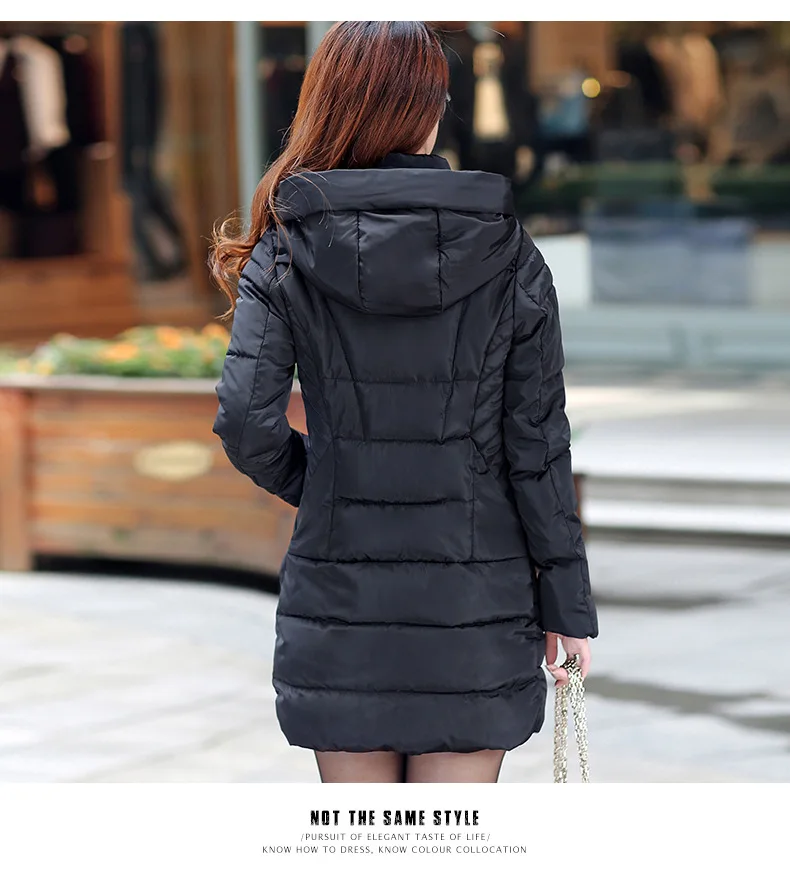 Cabolsa de Inverno Grossa de Algodão Quente em 4 Zogaa Jaqueta Longa Moda Inverno 2020 Justa Cores Mulheres S-3xl 7 de inverno, justa, grossa, de algodão, quente, em 4 cores mulheres S-3XL