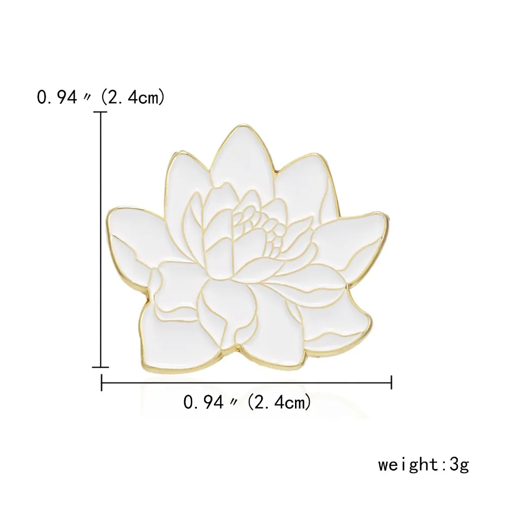 Модный Цветок лотоса круглая волна значок Луна Звезда Приморский брошь пальто брошка на лацканы воротник булавка мультфильм ювелирные изделия океан волна Эмаль Булавка