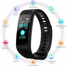 Y5 Smartband электронный умный браслет для женщин мужчин бег Велоспорт Альпинизм Спорт трекер здоровье шагомер