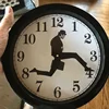Ministry Of Silly Walk Wall Clock Comedian Home Decor Novelty Wall Watch Funny Walking Silent Mute Clock 1