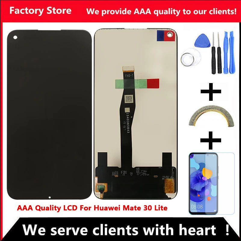 6 26 &quotFHD + AAA качественный ЖК-дисплей для HUAWEI Mate 30 Lite ЖК-экран Lite/NOVA 5I PRO SPN-AL00 SPN-TL00 |