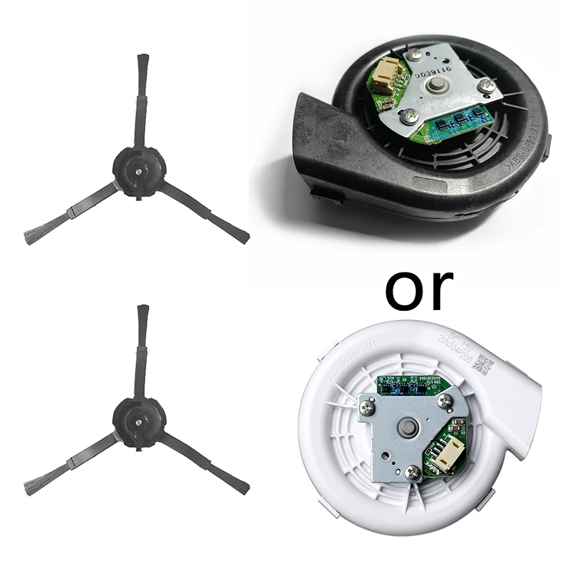 Вентилятор двигателя боковая щетка комплект для Xiaomi 2nd Gen Roborock S50 S51 S55 пылесос высокое качество очистка окон